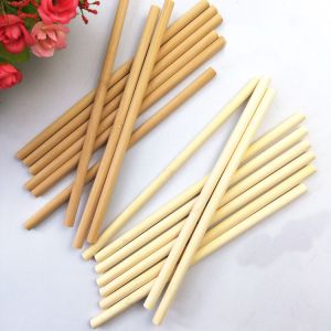 15cm Biodegradable Reusable Bamboo Drinking Straws Bubble Tea Juice