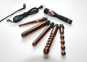 China FCC Tourmaline Dual Voltage Hair Curling Wands Wave Professional 5 In 1 factory
