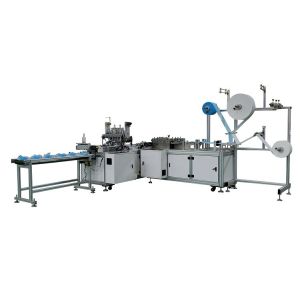 120pcs/Min Disposable Mask Making Machine 7 Servo 1 Surgical Mask Making Line