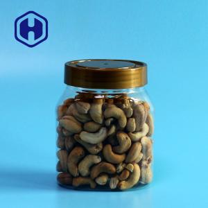 China 13.8oz Screw Lid 410ml Leak Proof Plastic Jar Food Safe Packaging Oval Shape factory