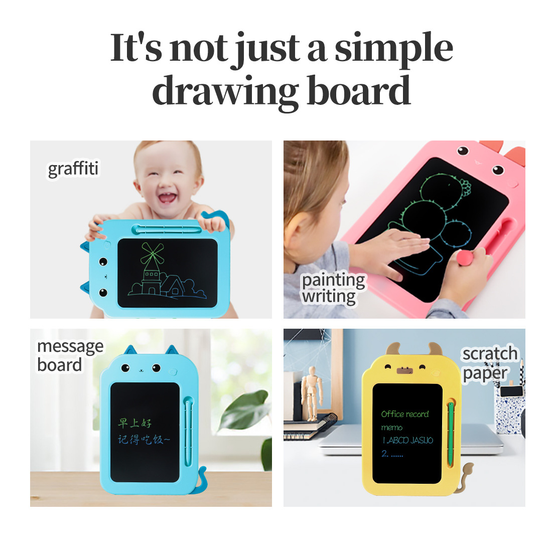 Colorful Doodle Board Drawing Tablet for Boys Girls Toddlers Other Educational Toys