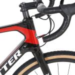 R8.7KG ETROSPEC 22S Carbon Fibre Gravel Bike Red 700x40C Tire For Men