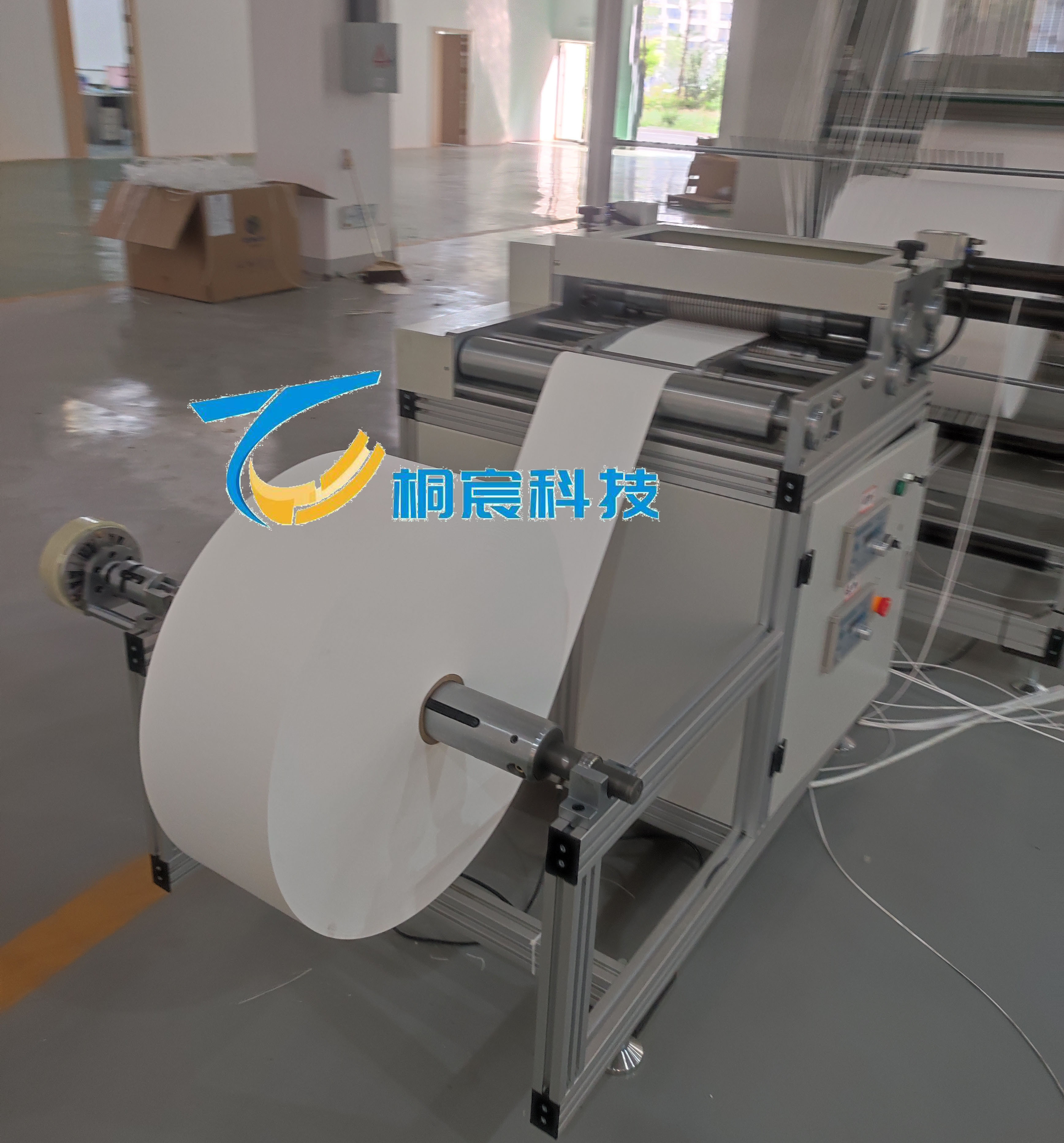 Servo Glass Fiber Cutting Machine 0 - 180m/min For The Manufacturing Of Folding Filters Pleating