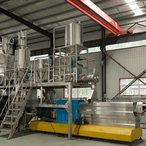 China Drying Floating 100kg/Hr Fish Feed Extruder Machine factory