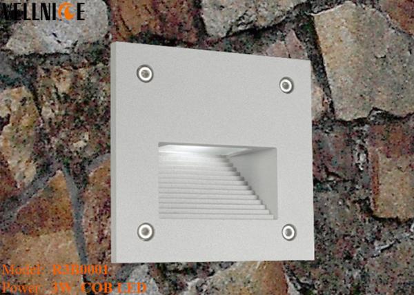 DC24V 3 Watt Outdoor Landscape Recessed LED Step Light IP67 Waterproof Single