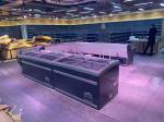 850mm Commercial Glass Freezer, IEC Direct Cooling Commercial Glass Freezer
