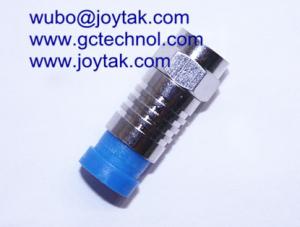 China F Compression Connector universal type for RG6 Coaxial Cable connector waterproof factory