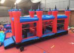 Fun Giant Inflatable Outdoor Games ，Bouncy Castle Obstacle Course