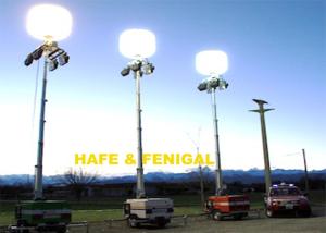 China Mobile 1200W HMI Portable Inflatable Light Tower factory
