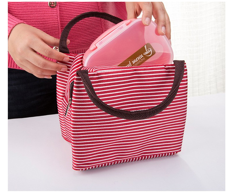 Travel Zipper dirtproof Oxford Thermal Grocery Tote