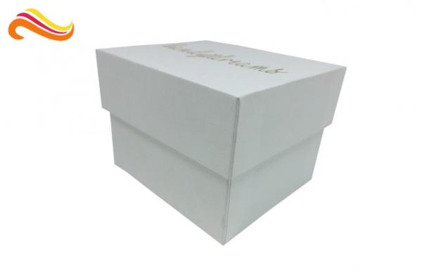 China Pearl white top and base box golden logo , smart watch box with PU pillow factory