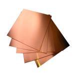 195 MPa Ultimate Strength Round Pure Brass Copper Plate Electrolytic Copper