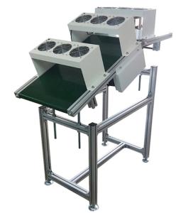 China Dip Line Small PCB Belt Conveyor Assembly For Wave Solder Outfeed on sale
