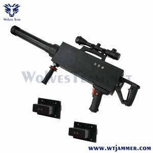 China Handheld 4000m GPS Anti Jamming Security Defense Gun Type Drone Jammer factory