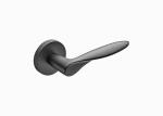 Bedroom Black Interior Double Door Handleset With Dummy