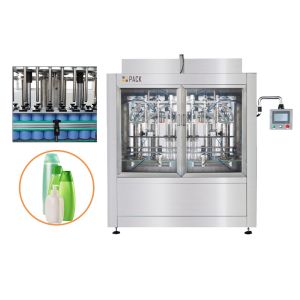 China Automatic Piston Type Anti-Dripping Dishwashing Liquid Filling Machine With Diving Nozzles on sale