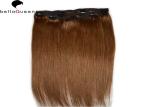 Clip In Straight Unprocessed Human Hair Extension For Black Women