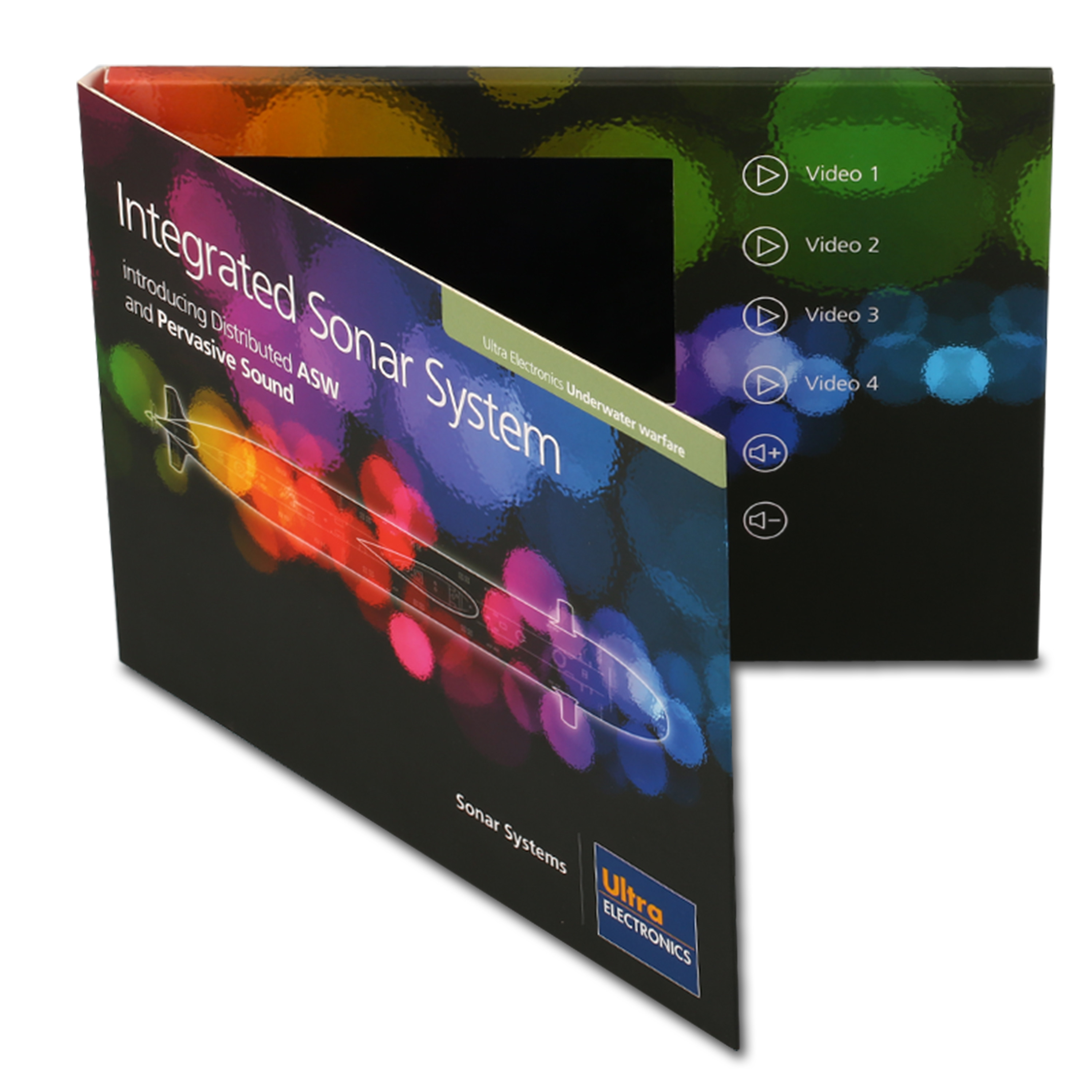 4.3 Inch LCD Video Business Cards A5 Size For Marketing Gift
