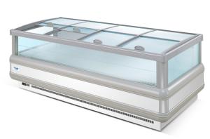 China 1500L supermarket freezer cabinet Commercial Refrigeration Freezer factory