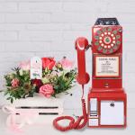 Plastic Telephone Guest Book Simple Operation Audio Phone Guestbook For Events