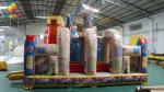 Cartoon Inflatable Play Park For Toddlers / Indoor Inflatable Theme Park