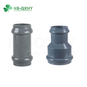 PVC Casting Flange Coper Threaded Y Type Pipe Fitting Tee with Rubber Ring DIN