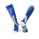 Polyester Long Soccer Grip Socks Knee High Soccer Socks Reducing Muscle
