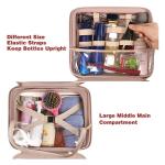 Custom Logo Foldable Portable Storage Pink Cosmetic Bags Makeup Organizer Travel