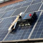 OEM Supported Distant Control Track Crawling Cleaning Machine for PV Panel