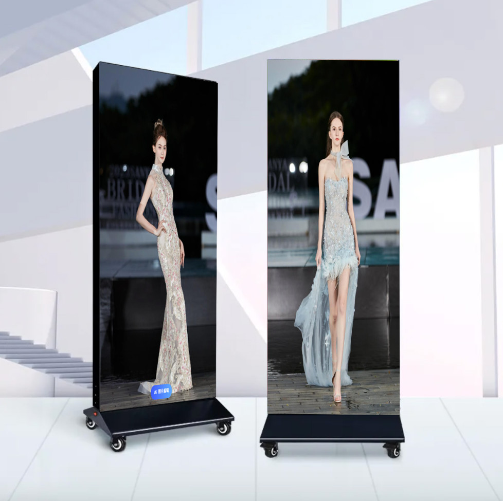 Indoor P2.5 LED Poster Display Sustainable and Environmentally Friendly Advertising