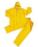 Waterproof PPE Raincoat Reflective Rainwear Yellow Rainsuit S - 3XL Size