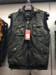 MP-1510 Men's PU vest jacket coat