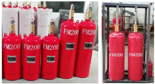 Automatic FM200 Gas Suppression System Of 70L Network Piping Factory Direct