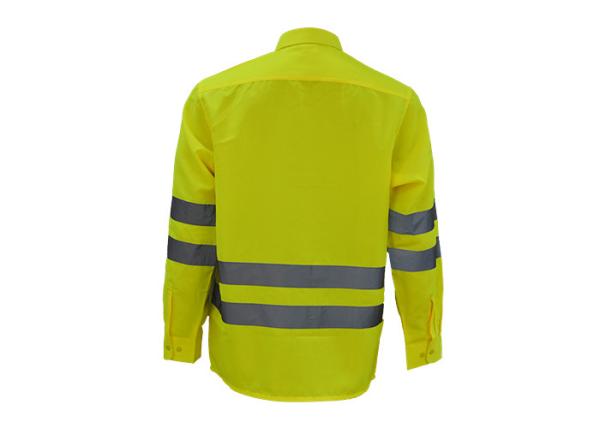 100% Polyester Safety Work Clothes Reflective Safety Wear Multi Pockets