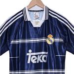 Real Madrid 1998 retro away football jersey is a classic tribute to the glorious