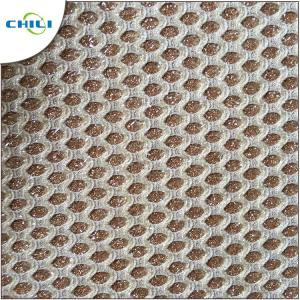 China Bags Furniture Glitter Pvc Vinyl Fabric Easy Cutting Convenient Cleaning factory