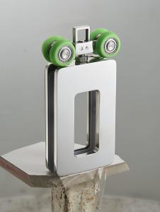 China 304 SS Hanging Sliding Door Wheels 80kg Capacity Shower Cubicle Door Rollers factory