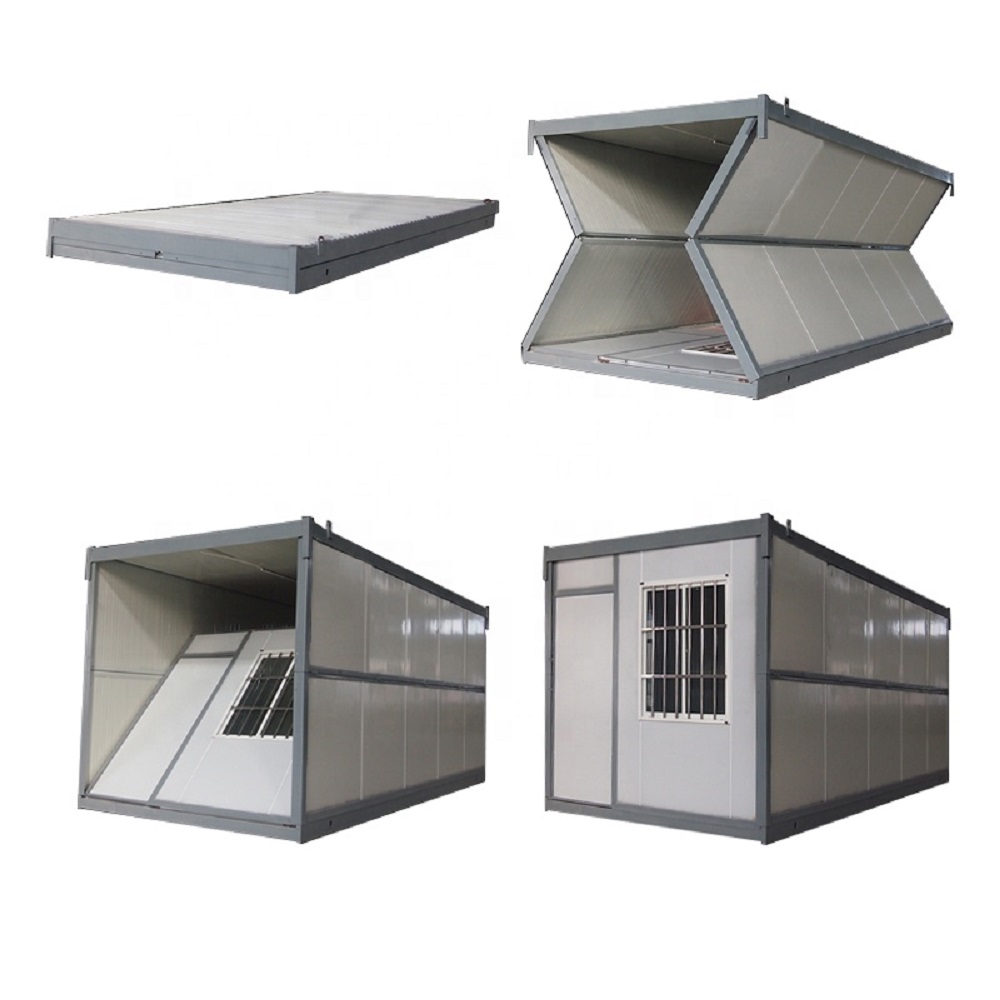 Folding Container House Supply Home 20ft Office PVC Sliding Window for Hotel Stay Needs