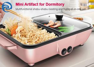 China 220 Watt Electric Grill Indoor Hot Pot Multifunctional Frying factory