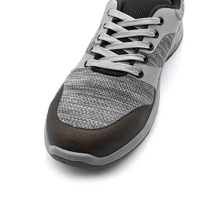 Breathable Sports Fashion Steel Toe Shoes Anti Impact Fly Knit Shoes Fly Knitting