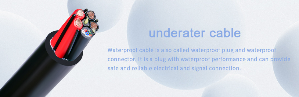 Water Resistant Rubber Sheath Flexible Electrical Power Underwater Cable