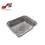 Hygienic Recycable Rectangular Foil Trays For Take Home