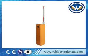 China Orange Intelligent Automatic Road Boom Barrier Gate With Limit Switch factory