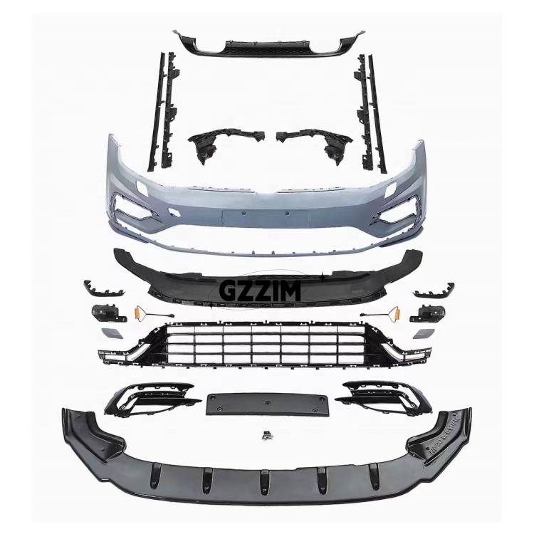 VW Golf 7.5 R 2017-2019 Car Body Kit For Golf 7.5 R 2017-2019 Black White Color