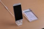COMER 4 ports alarm Retail security price holder anti-theft display stand for