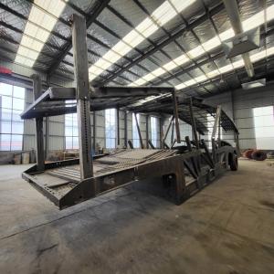 China Customizable Chinese 2 Axle BPW Air Suspended 6-8 Bit Double Deck Car Transport Trailer factory