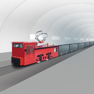 China 7 Ton Trolley mine locomotive frequency conversion factory