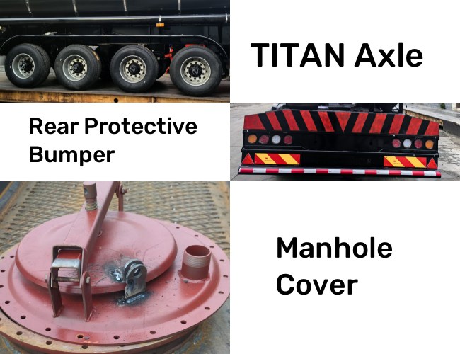 TITAN 38CBM Liquid Asphalt Tanker Trailers for Sale  Asphalt Tank Trailer