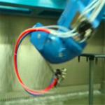 On Line Traking Spraying YASKAWA Painting Robot IP67 For Table Shell