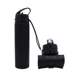 China OEM ODM 600ml Collapsible Silicone Water Bottle factory